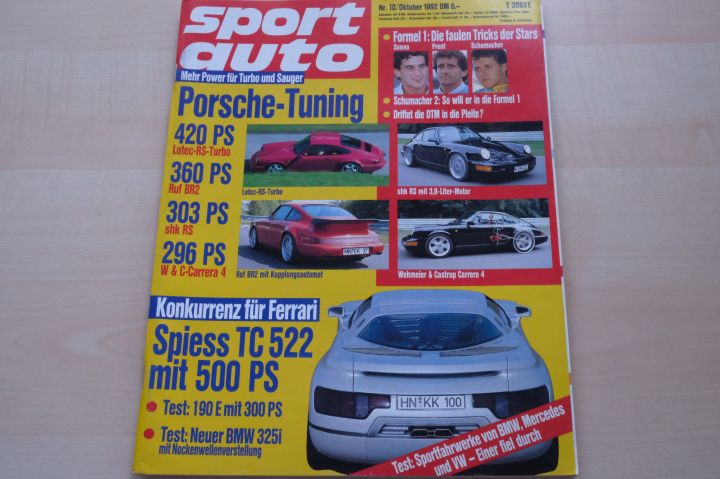 Sport Auto 10/1992